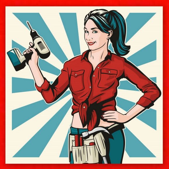 New Rechargeable Cordless Drill w/2 Lithium Batteries, Quick Charger & Tool kit! - Picture 13 of 16